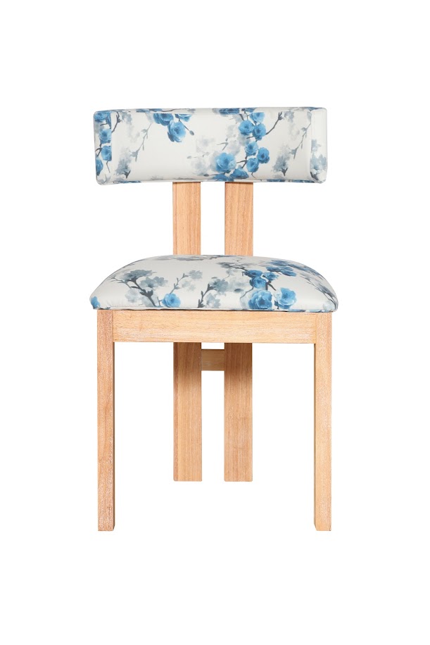 Elisa Natural Chair - Azul
